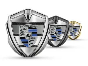 Porsche Insignia Autoadhesiva Limitada Estilo Moderna Borde